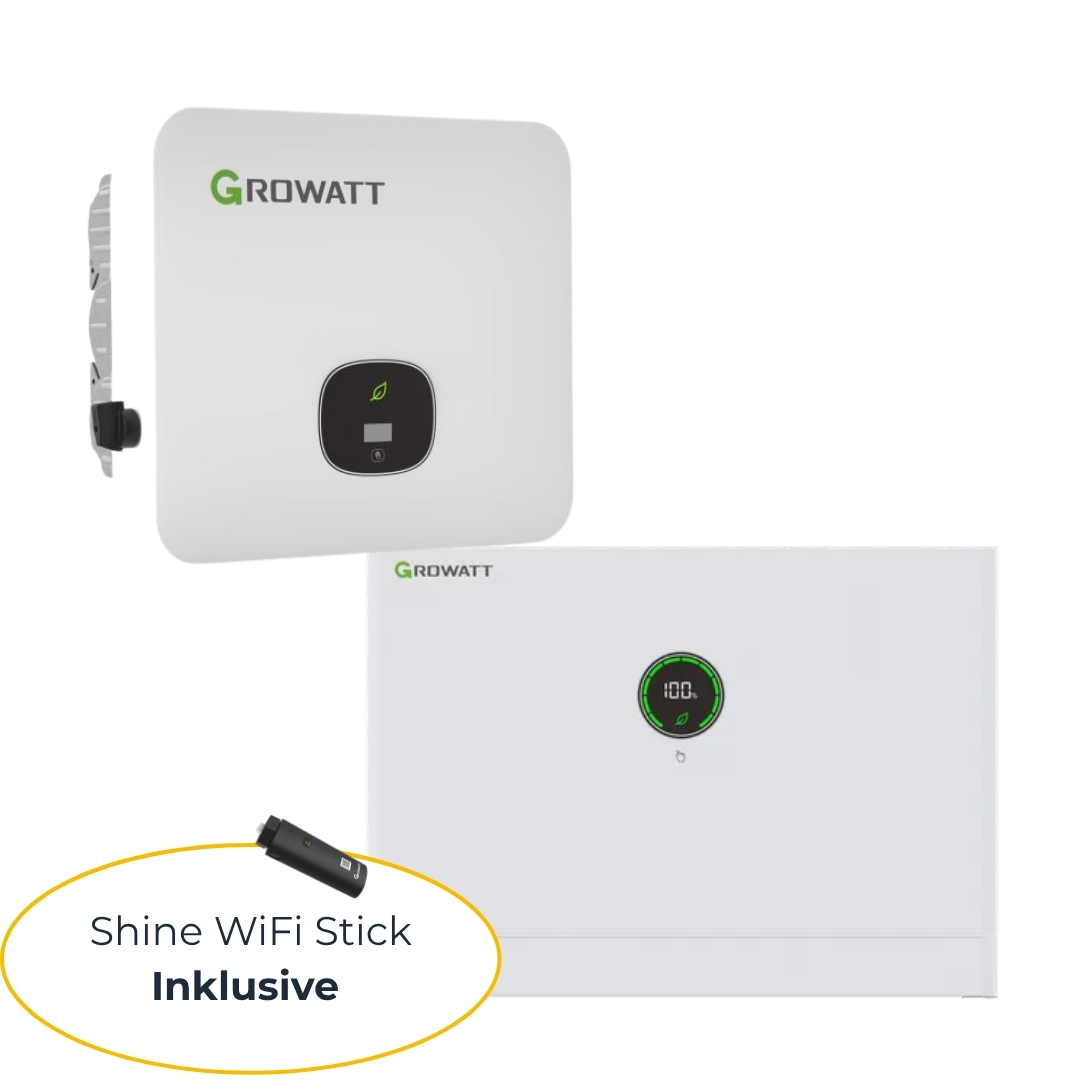 Growatt APX 5 Set mit 5 kWh Speicher und 10kW Hybrid-Wechselrichter