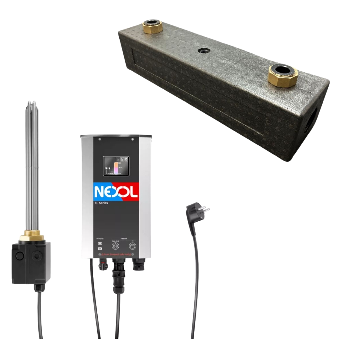 Alpha Solar HeatBox Set mit Nexus R1, HeatBox Typ 1 bis 6kW, mit Heizstab 1,5kW