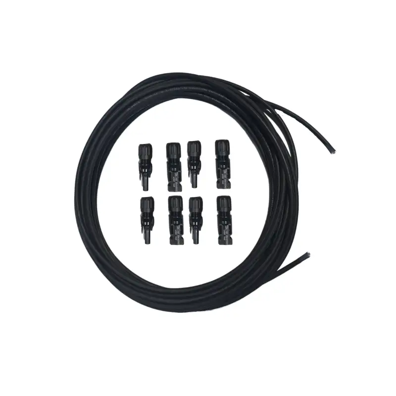 Solarkabel 4mm² 2x 25m mit 4 Paar MC4 Steckverbindern Solarkabel 4mm² 2x 25m mit 4 Paar MC4 Steckverbindern