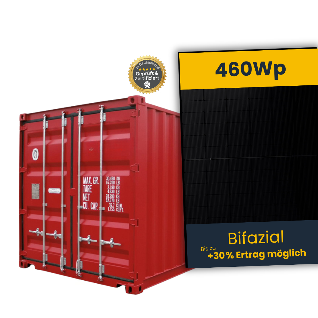 Solarmodul 460 Wp bifazial JA Solar JAM54D40 - Container á 936 Stück - Angebot für Händler und Monteure