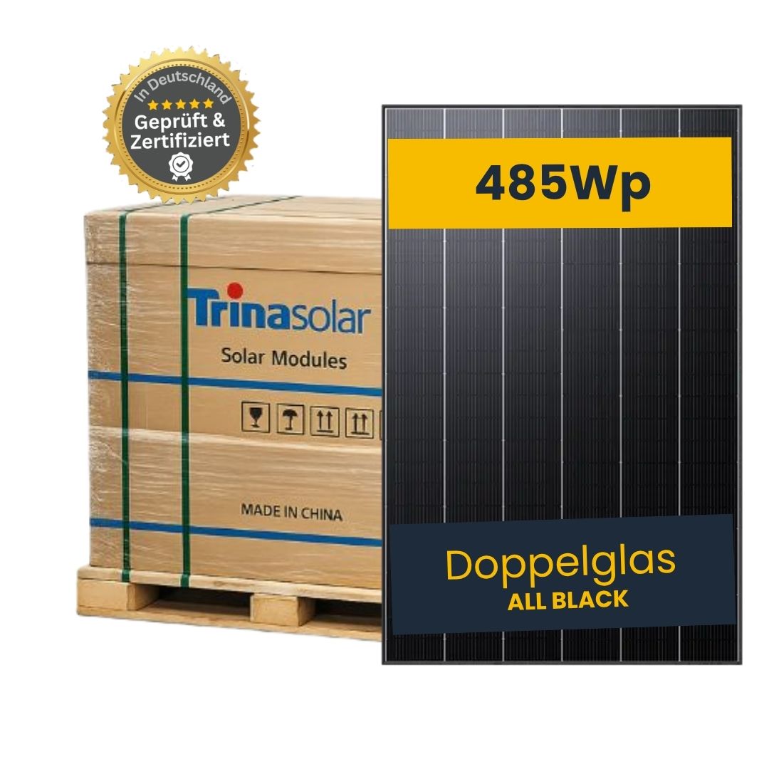 Solarmodul 485 Wp Trina Solar Black Frame Vertex S+ TSM-485-NEG9RP.28Z-MC4-EVO2 – Palette à 37 Stück – ab 71,99 € pro Modul*